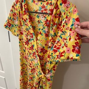 JCrew mini wrap dress